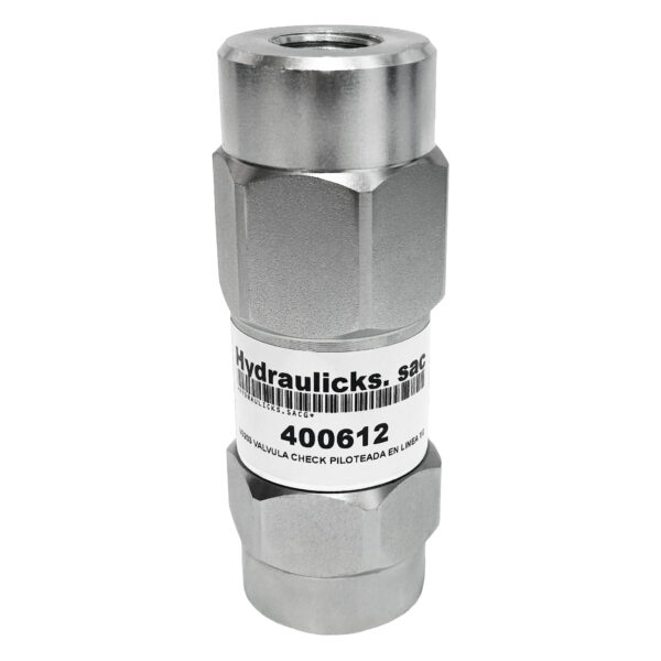 VÁLVULA CHECK PILOTEADA EN LINEA 1/2 BSP