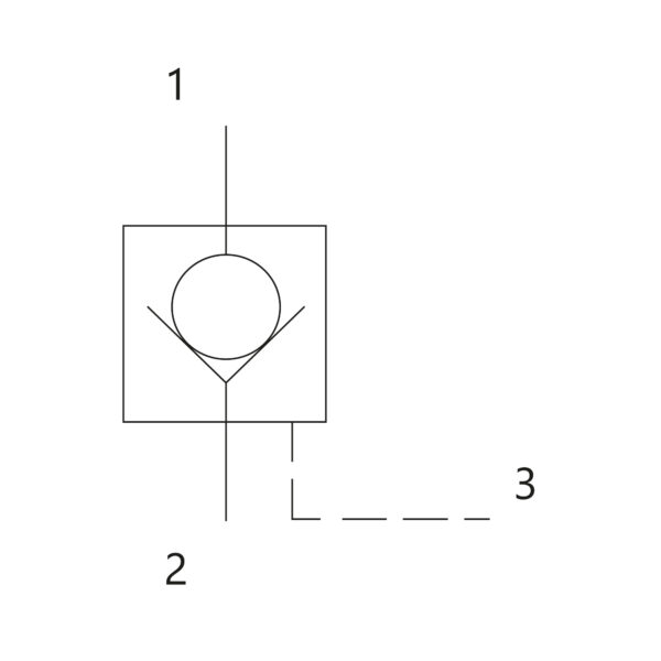 VÁLVULA CHECK PILOTEADA SIMPLE